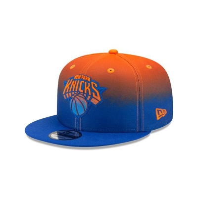 New York Knicks Gorra | New Era NBA Back Half 9fifty Snapback Cap Mexico - Azules
